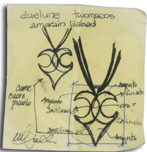 Concept for jewelry piece 'twomoons' Concept for jewelry piece 'twomoons'