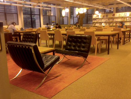 ced_small Mies Van De Rohe's Barcelona Chairs @ the College of Environmental Design in Berkeley. Oct. 2009