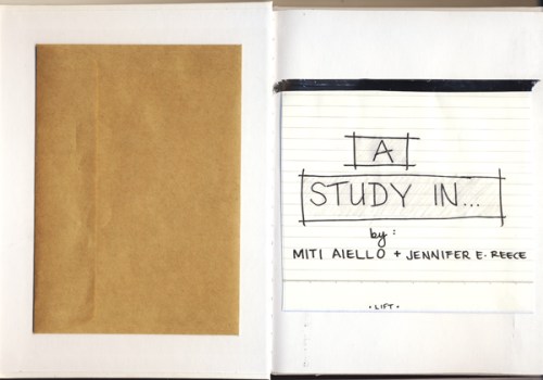 sketchsmall1 The beginning of "A Study In..' Project Designed by Jennifer Reece
