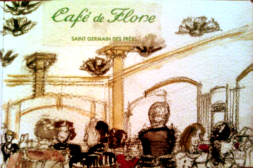 Ink and watercolor on watercolor paper. October 2011.