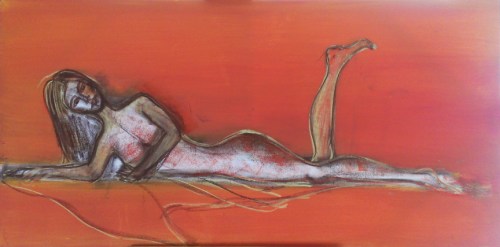 Acrylic and Pastel. 5'X2', March 2013.