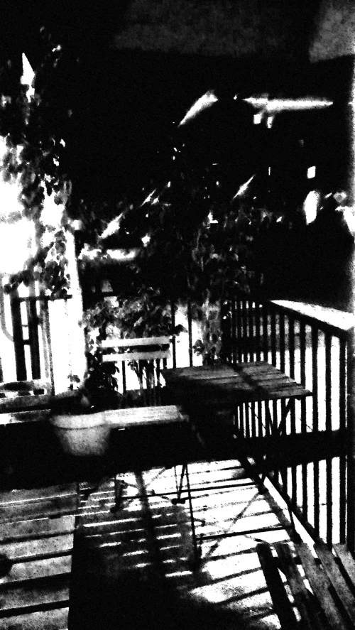 Making Bracelets [Nights at Bassam's]. Digitally manipulated photographs. December 2013.