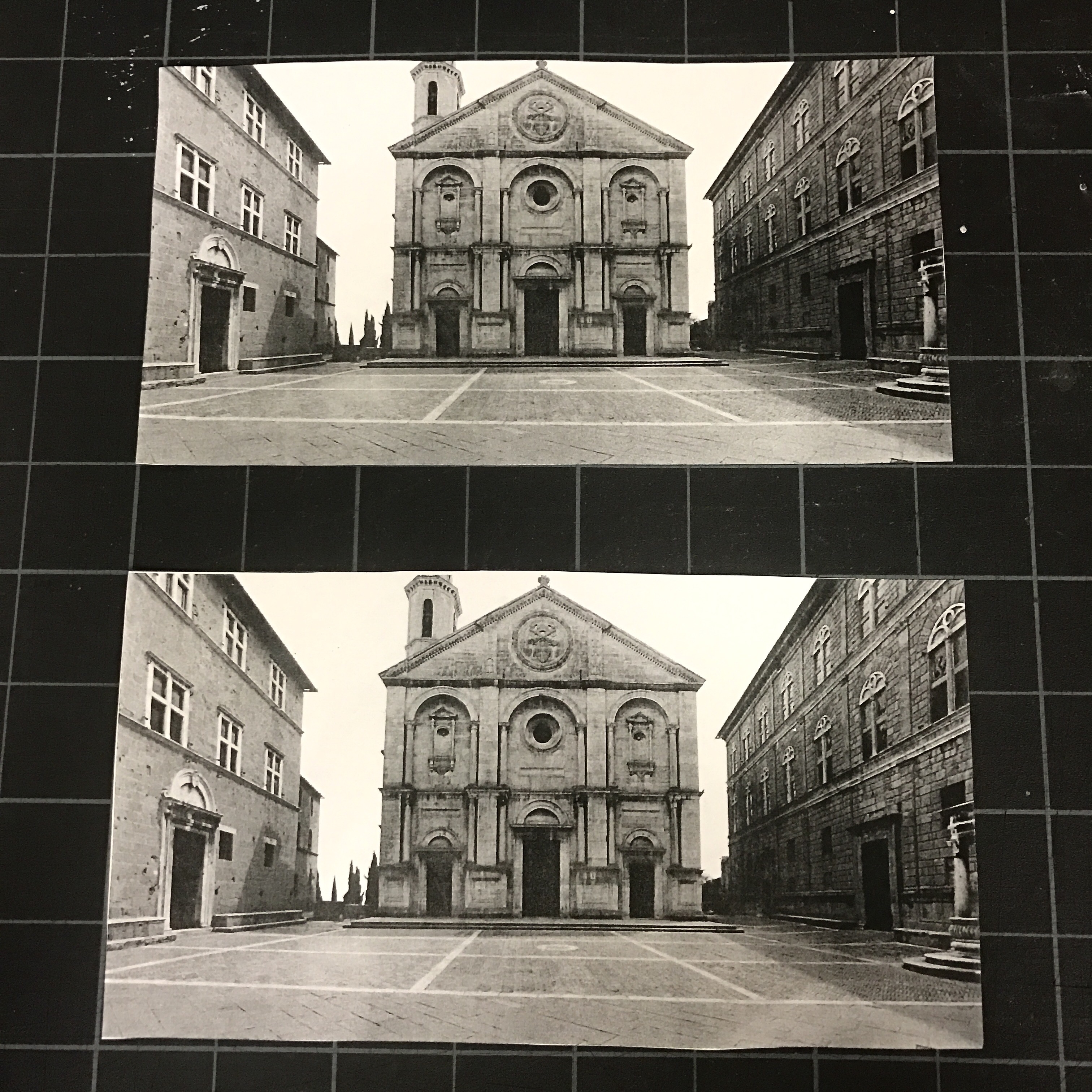 Collage in the making