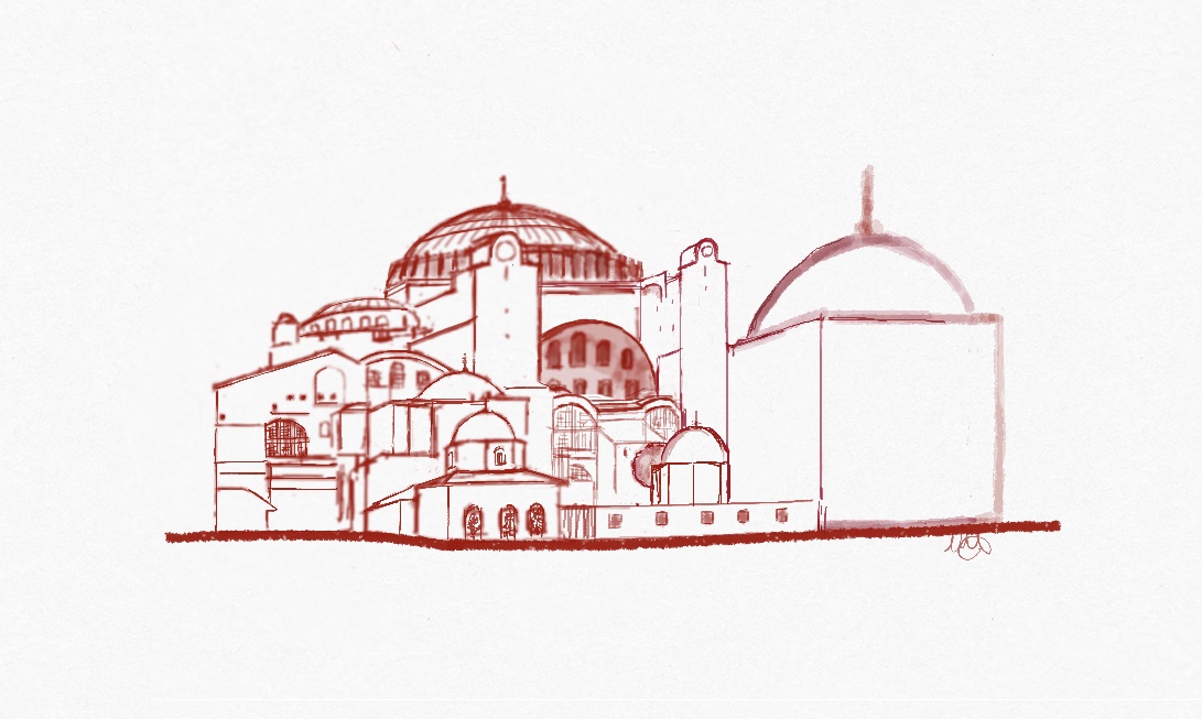 Hagia_Sophia_Sketch_Ipad